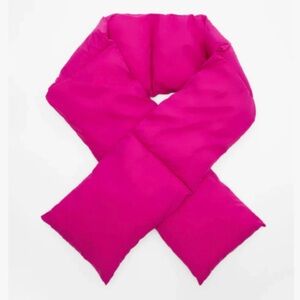 Zara Bold Pink Puffer Scarf